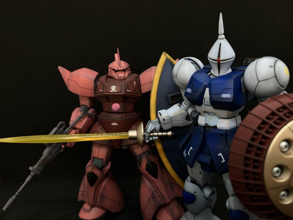 ギャンと一緒に!シャアーー 手を出すな!(マクベ)最後まで見て頂きありがとうございます。宜しければコメントお待ちしております。宜しくお願い致します。