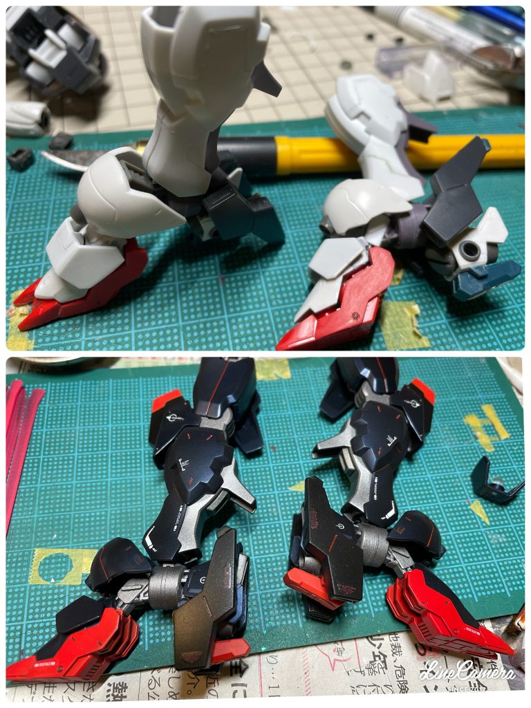 脚部before⇒after