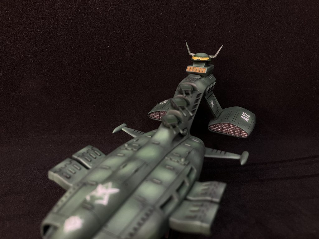 主砲は3か所とも磁石で稼働する様にしました。