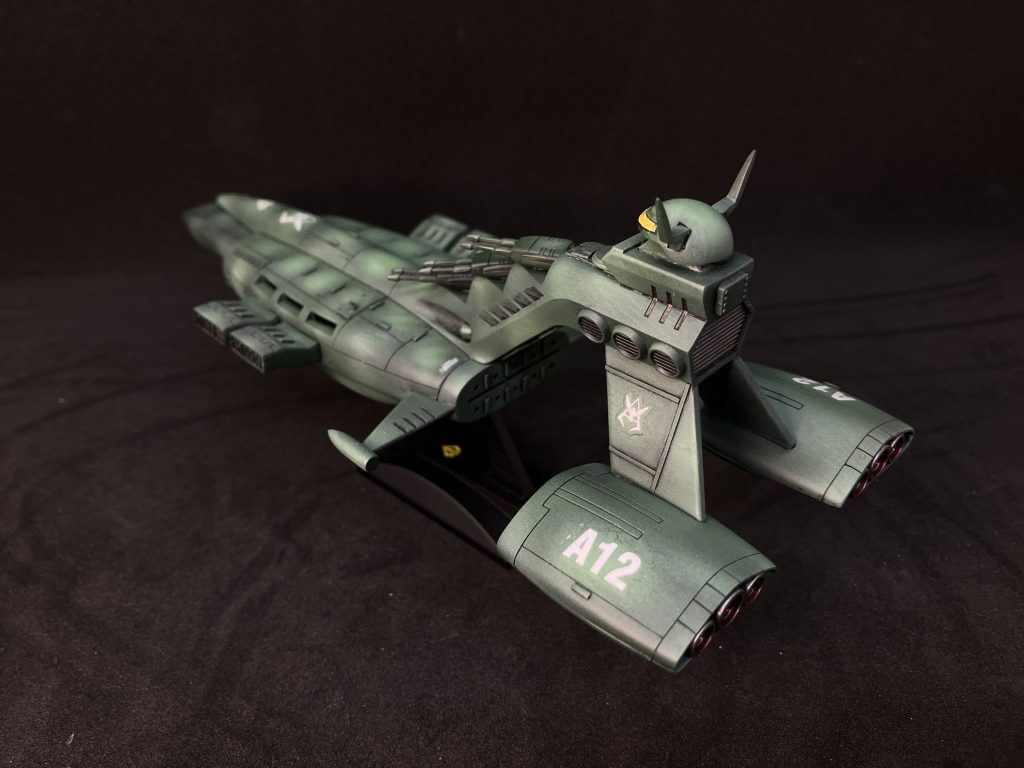 黒立ち上げのグラデーション塗装してみました。