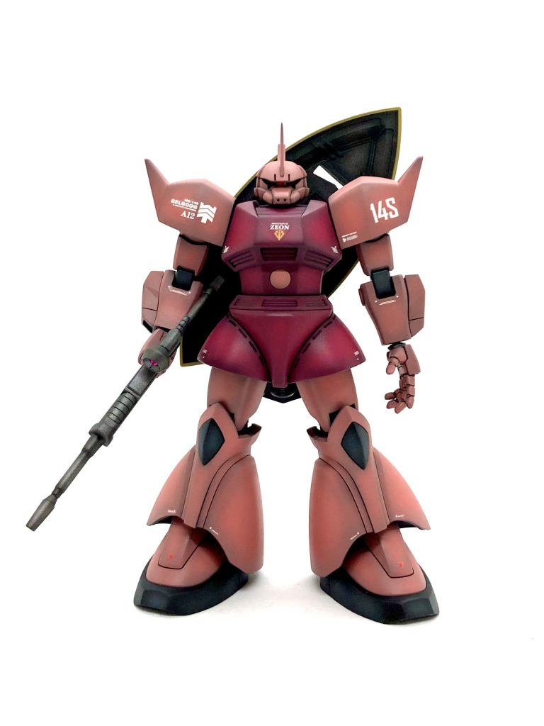 キットのもっさり感を排除しつつ、スタイリッシュになり過ぎない程度に…  シルエット的にはMG寄りになったかなと😌