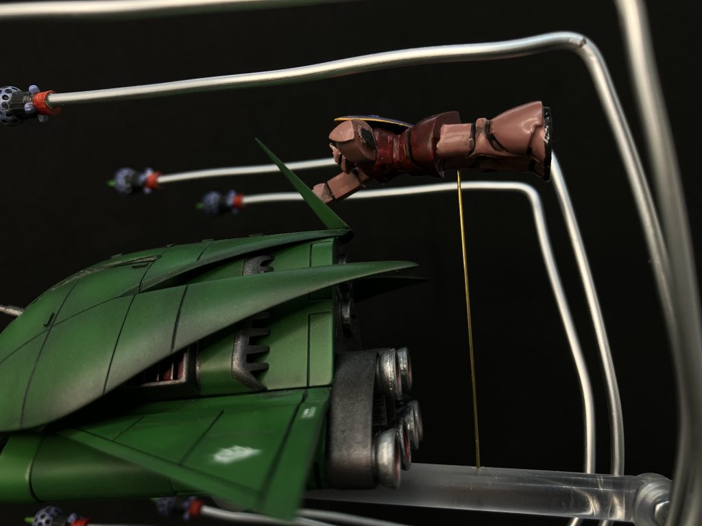 シャア専用ゲルググ。最後まで観て頂きありがとうございます。