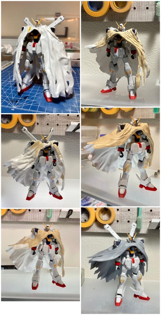 ABCマントはプラペーパーで作り始めてから色々と試行錯誤しました。もっと効率的にきれいに作れたら良かったのですが、今回はお勉強ということでこれで良しとしました。