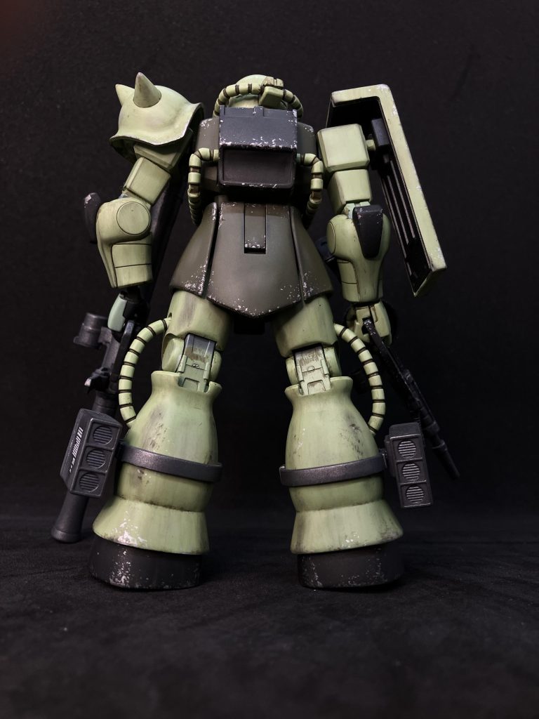 ウエザリング、ドライブラシを行って！はい！　完成です。 