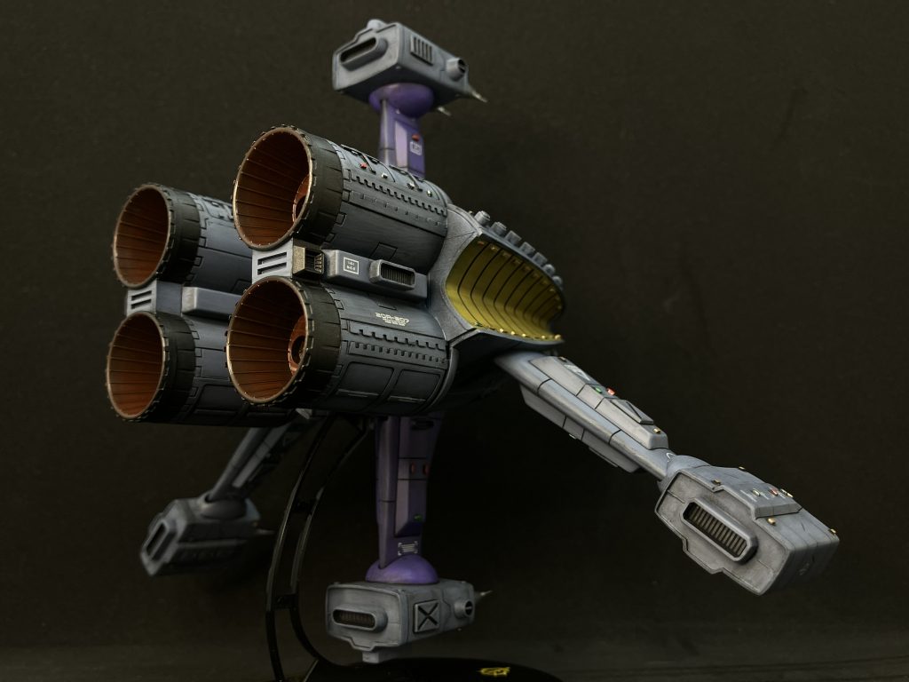 旧キット 1/550 ブラウ・ブロ グラデェーション塗装・ディテール