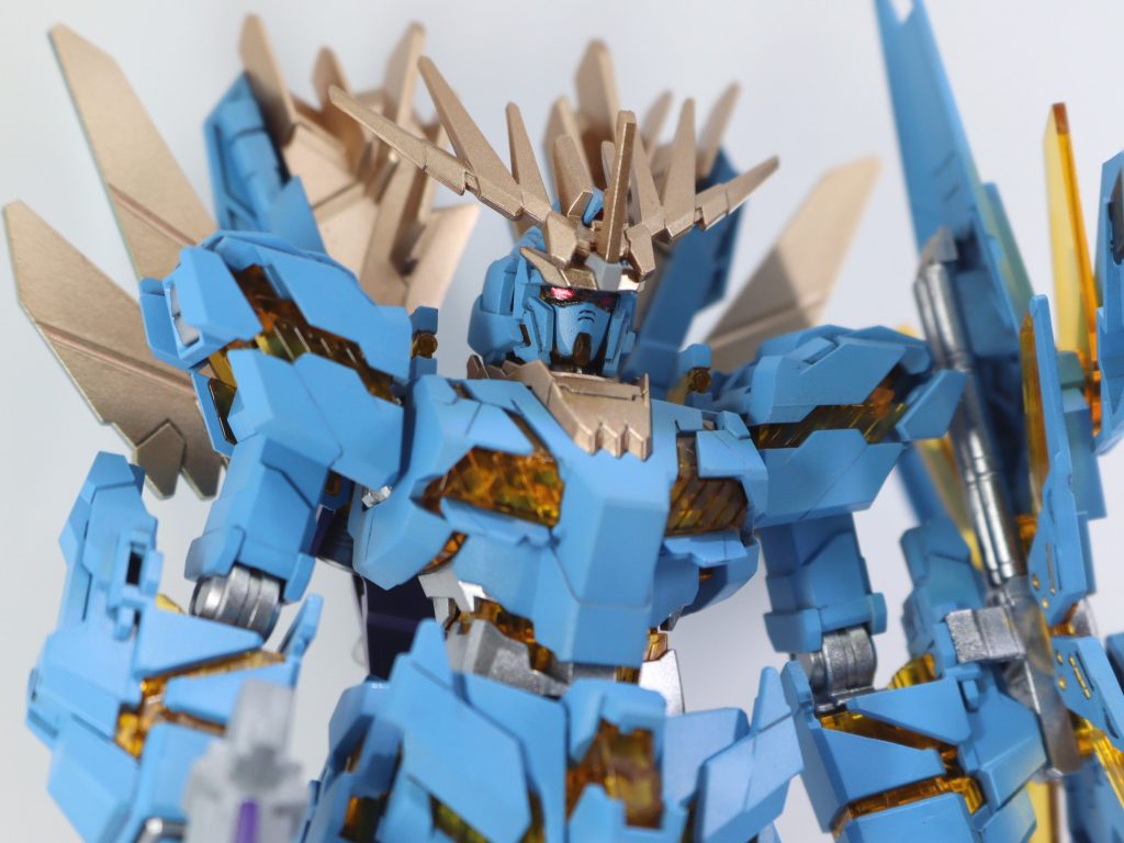 塗装作品 No.7　HGUC 1/144 ユニコーンガンダム2号機 バンシィ・ノルン（デストロイモード） 機動戦士ガンダムUC–2枚目/制作者：茶雪bravely