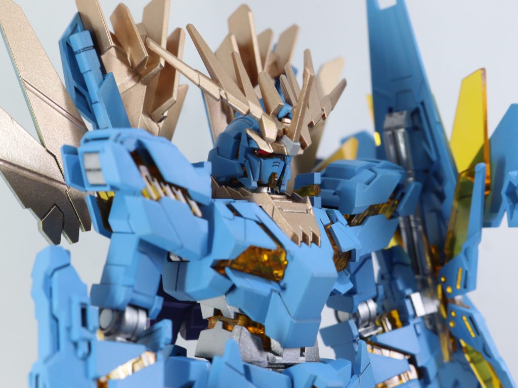 塗装作品 No.7　HGUC 1/144 ユニコーンガンダム2号機 バンシィ・ノルン（デストロイモード） 機動戦士ガンダムUC–5枚目/制作者：茶雪bravely