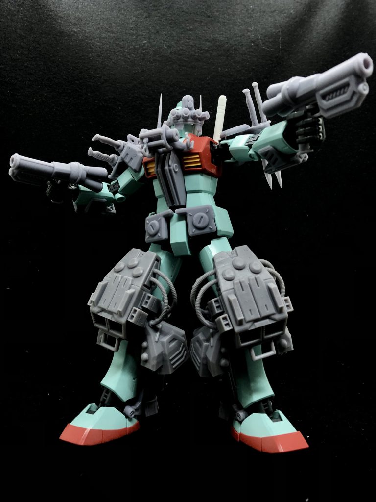 膝にアーマーを追加