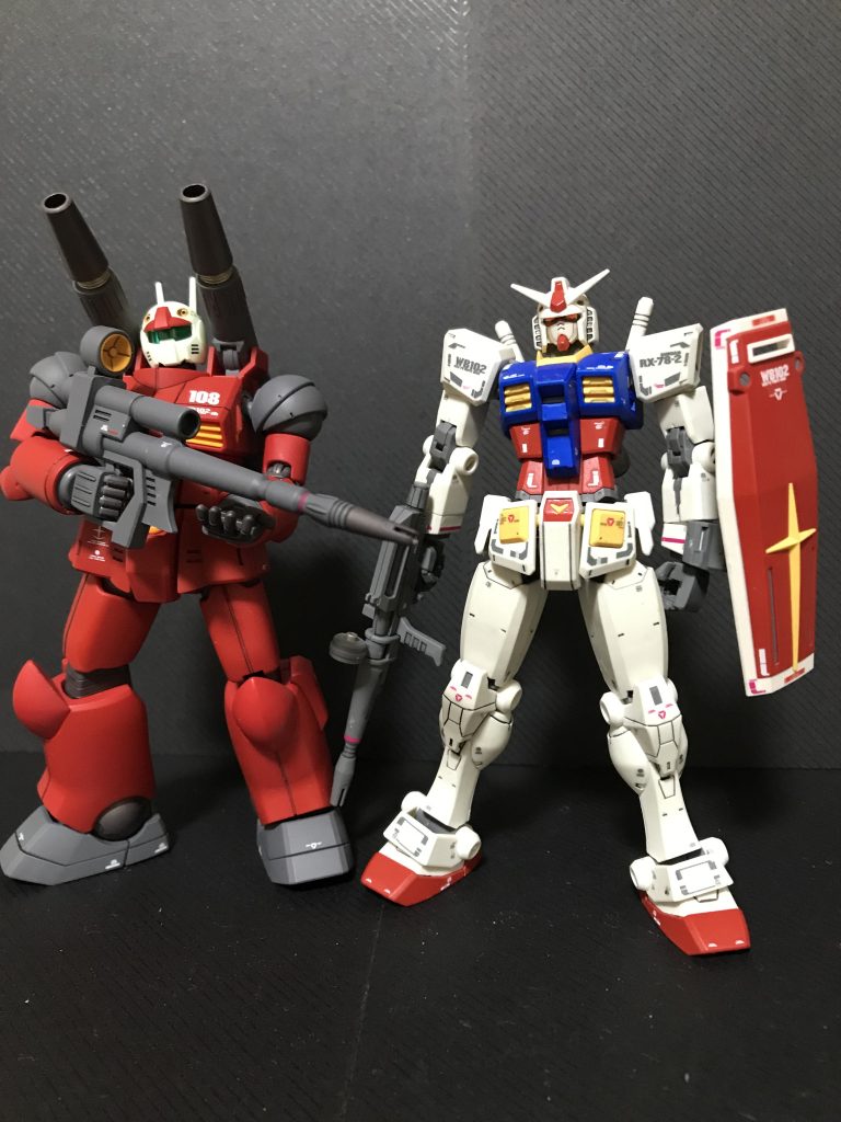 ガンキャノンと2ショット