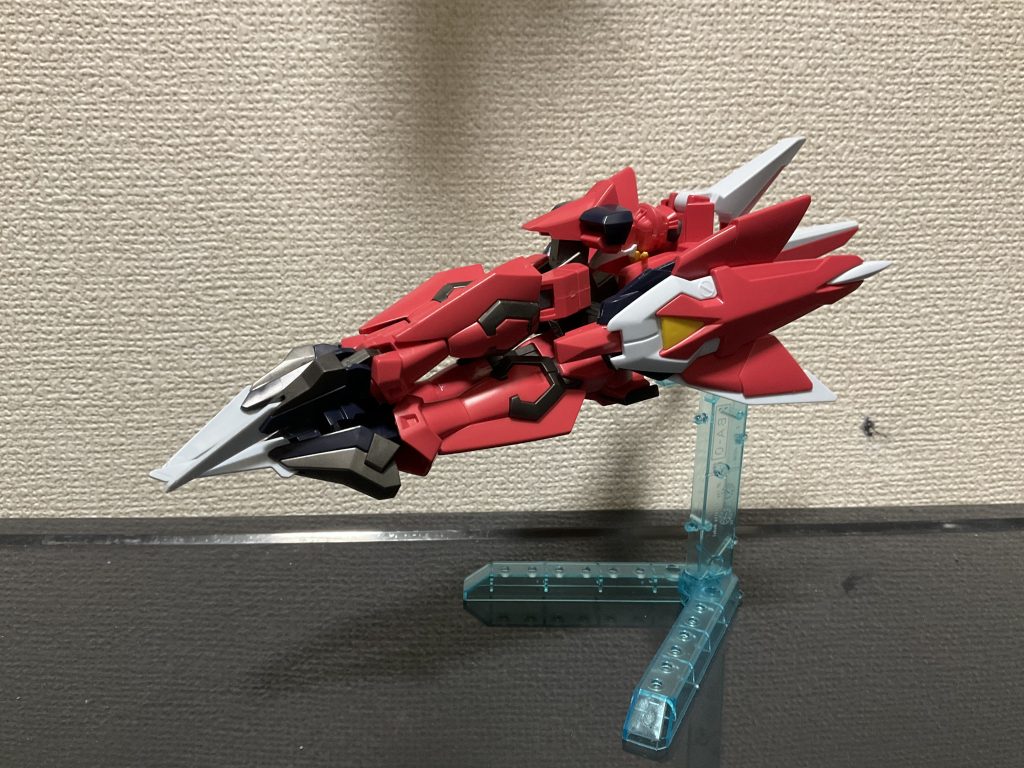 MA形態手首を外すだけでこれって、MGイージスガンダムと同等ですからねすごすぎます先端の爪を1カ所にまとめるの難しすぎないですか?