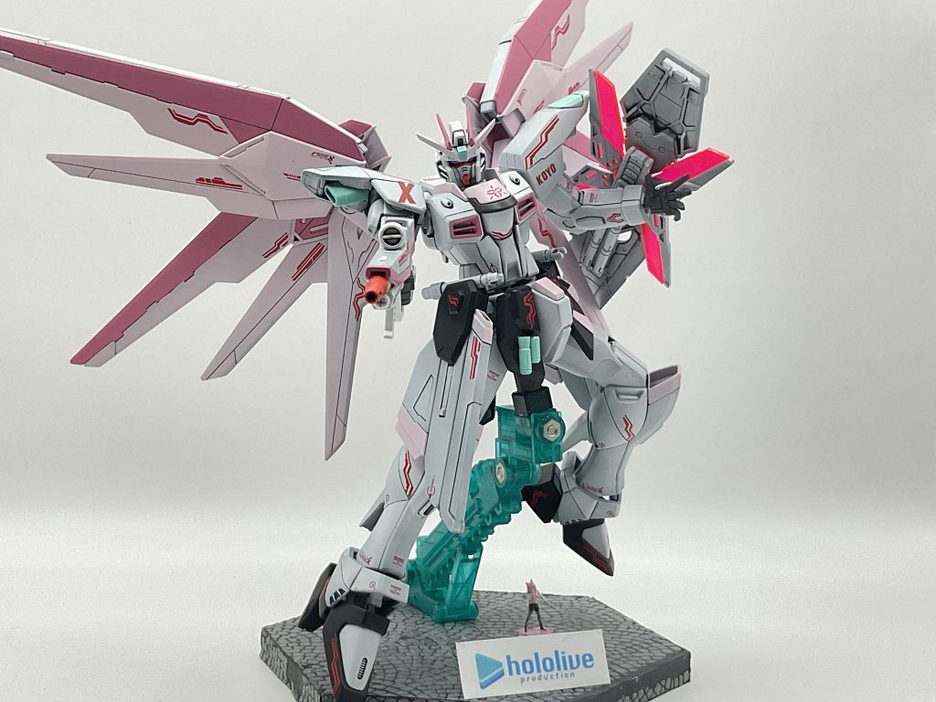 こよリーダムガンダム(博衣こより専用フリーダムガンダム)–4枚目/制作者：よ〜ぐると