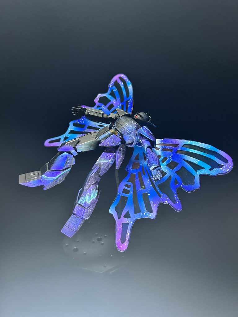 浮遊、、ペイントが分かりやすく角度で撮影。オーロラをペイントしたり、星を降らせてみたり、、