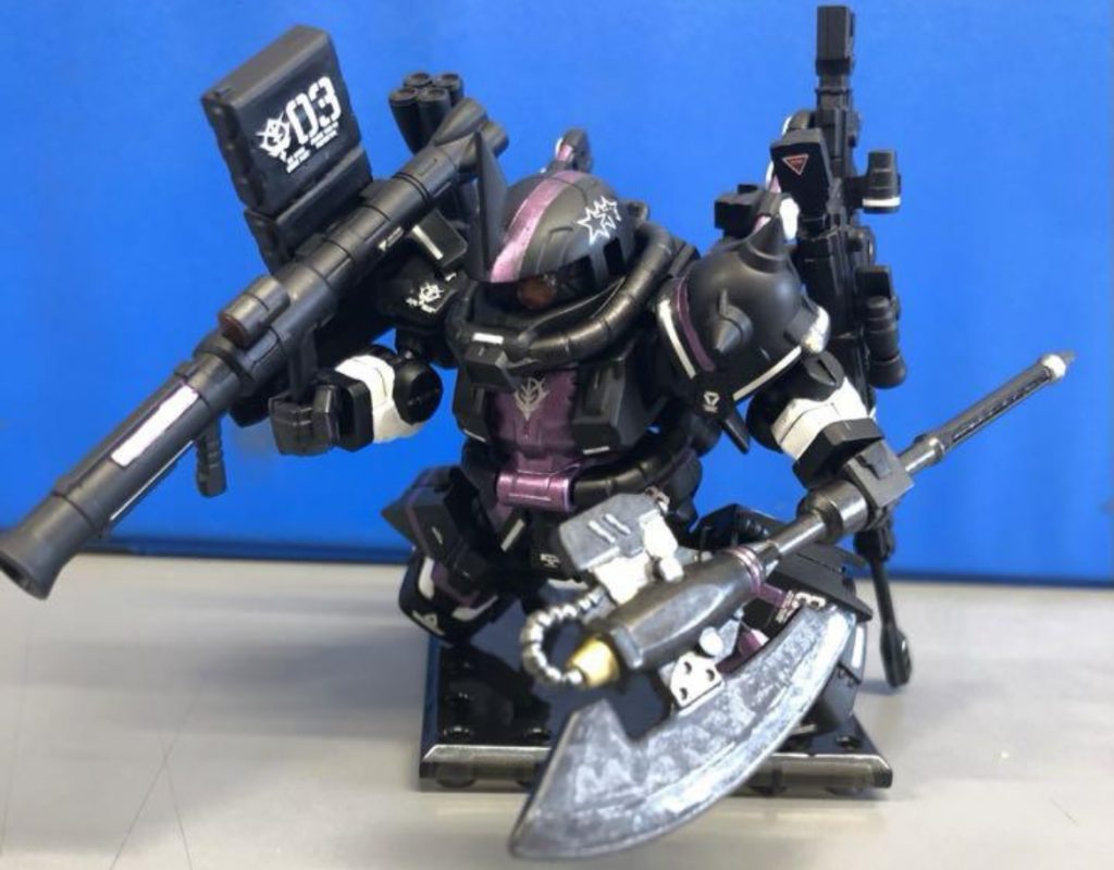 武装は3機分をまとめて装備してます