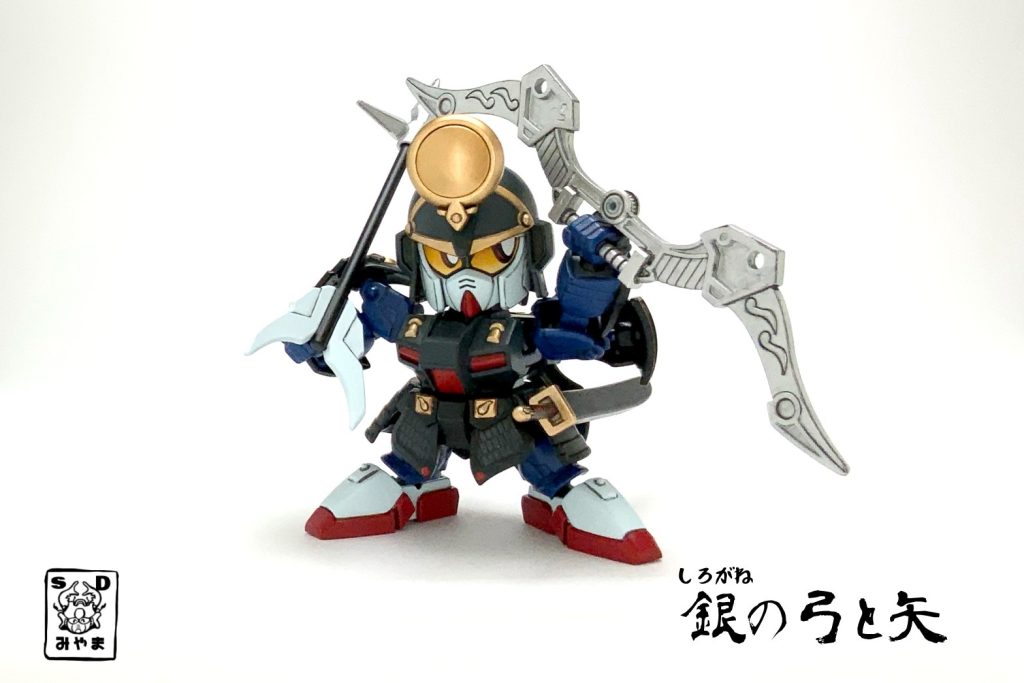 武者の称号を得る前、戦場付近の小さな社(やしろ)で『銀の弓と矢』を見つけ、持ち出してしまう。