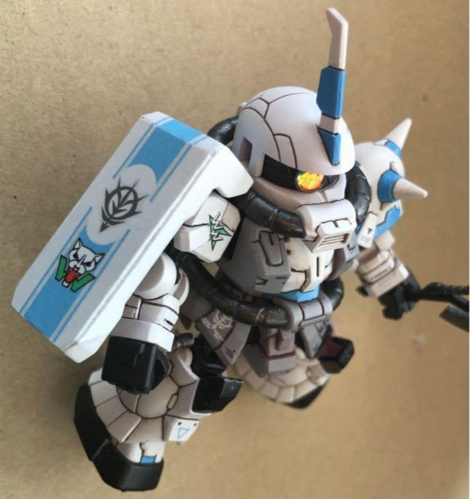 ついでにシンマツナガ用機も製作してみましたこちらはカラーリングだけです