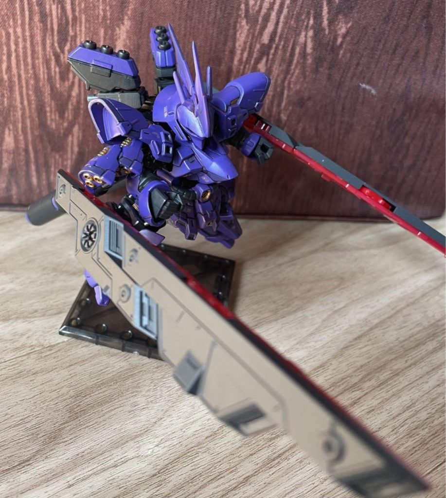 同じくサイコプレートもHGの物なので大きいです武装が大きくて盛り盛りなのが好きなのです