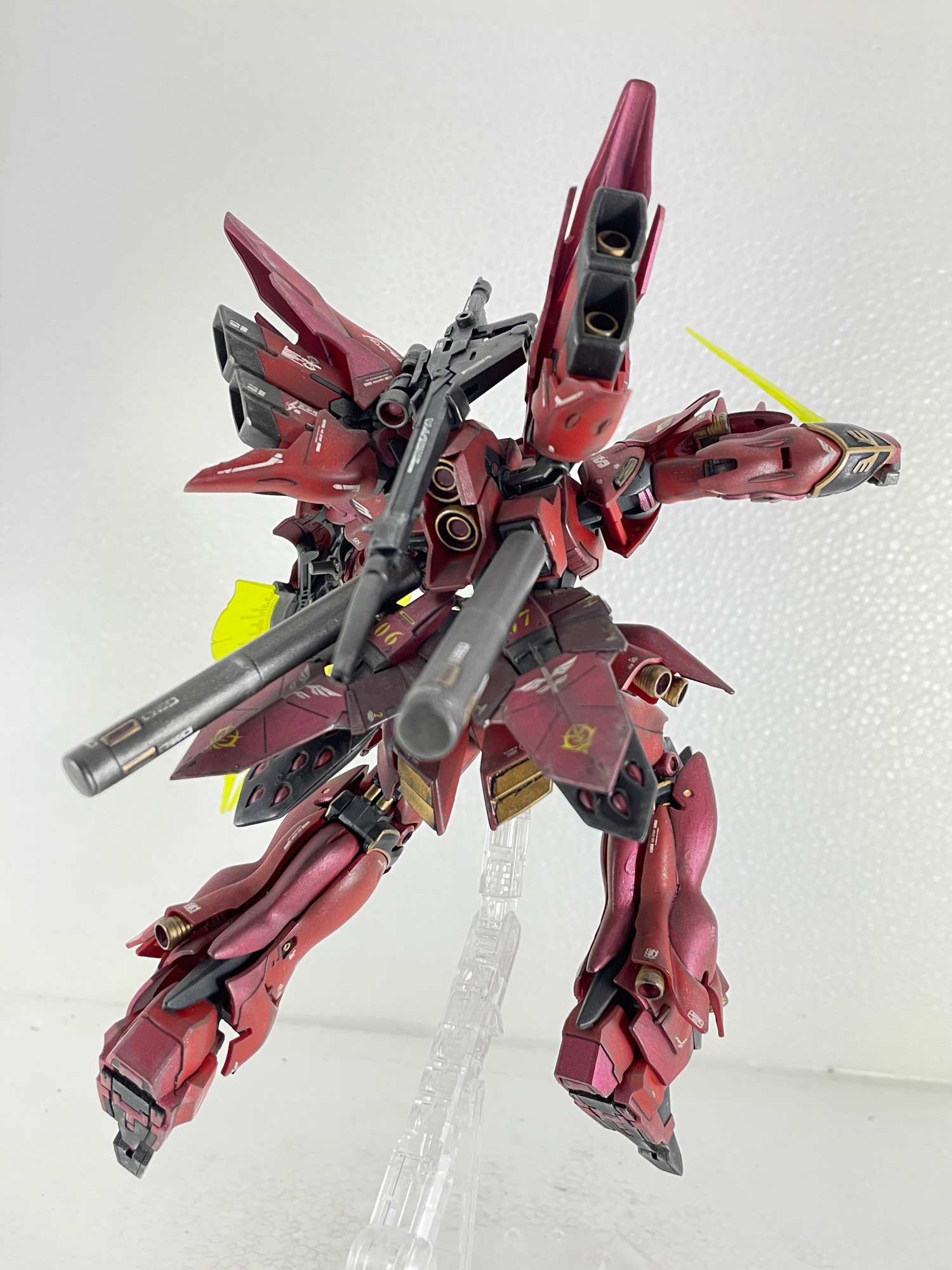 袖付きシリーズ。赤い彗星、シナンジュ。｜masamineさんのガンプラ作品｜GUNSTA（ガンスタ）