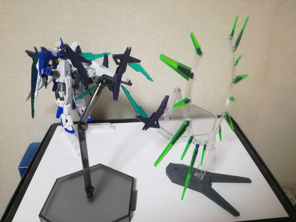 追加ブースターは分離し砲撃モードになります