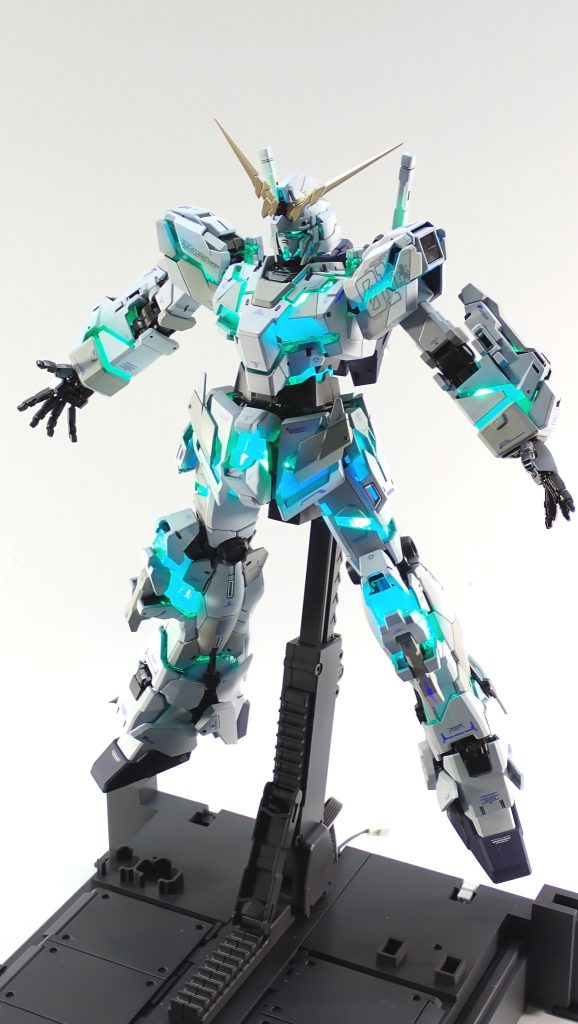 豆タンク 专属 MGEX ユニコーンガンダム　素組みLED付き、半分立ち組完成品 ガンプラ製作】MGEX 1/100 ユニコーンガンダム Ver.Ka