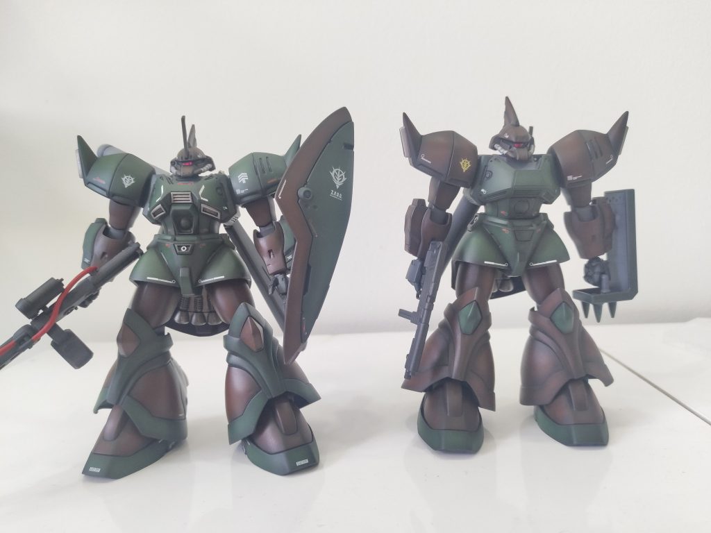 随伴機は通常のマリーネです。隊長機と合わせてカラーリングしました。 