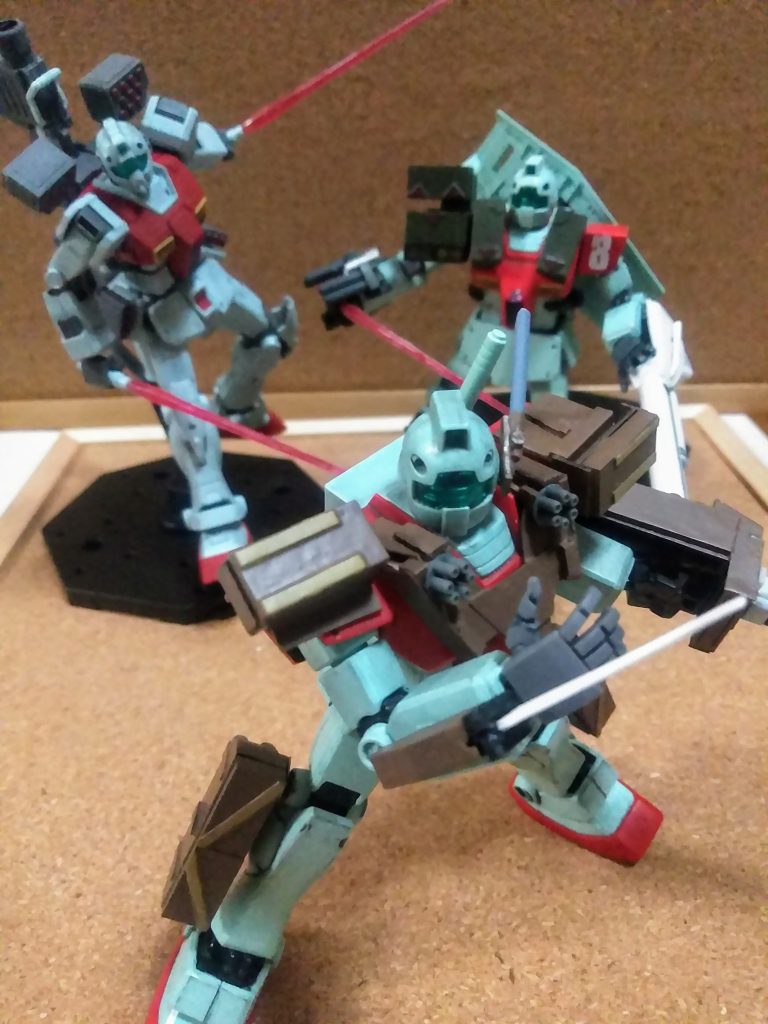 気を取り直して、白兵戦はこんな感じ😤