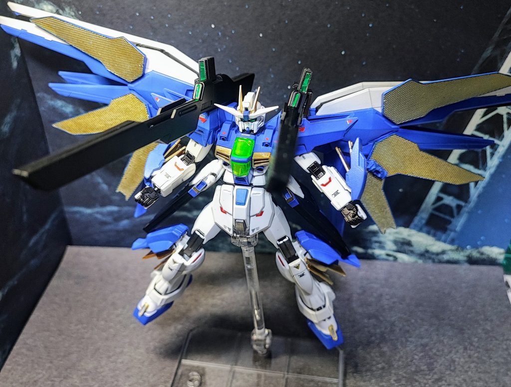 ツインサテライトキャノンウイング展開でリフレクターも開閉、これが一番やりたかった!