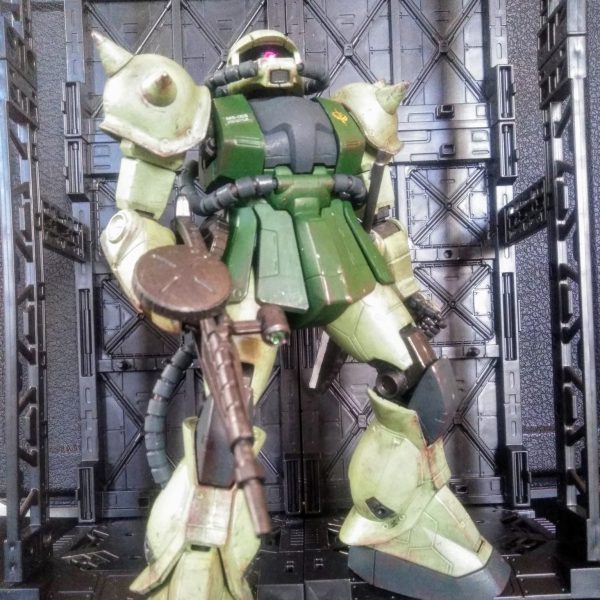 MG ザク Ⅱ S型 ジオン残党部隊《Three years on a stone》〔Rebuild〕