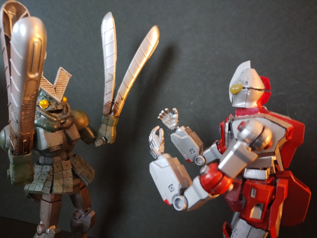 ウルトラガンダムがやって来た！頼んだぞ、ウルトラガンダム。