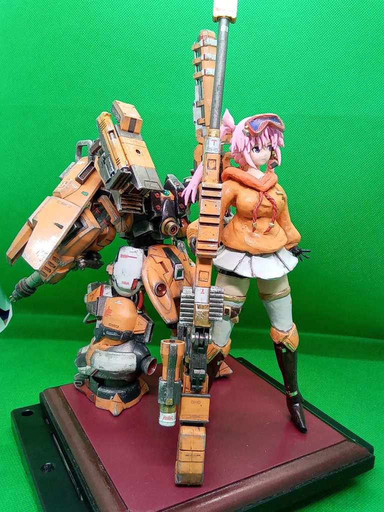 ショップさんのマスコットキャラも合わせて(武装化にあわせて少しアレンジ)