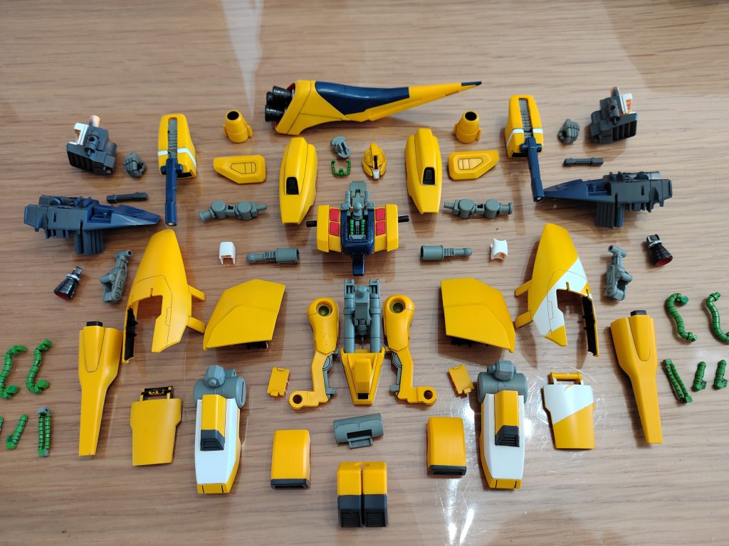 デカール、つや消し前