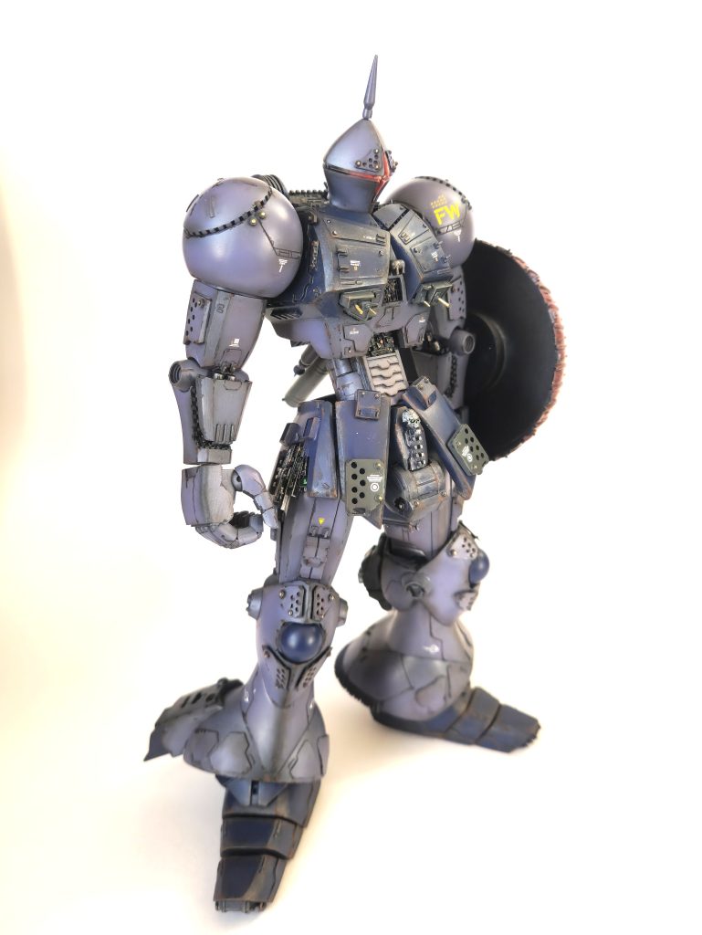 胴回りの蛇腹表現が、前作のジオングから好きすぎて今回もやってみました。