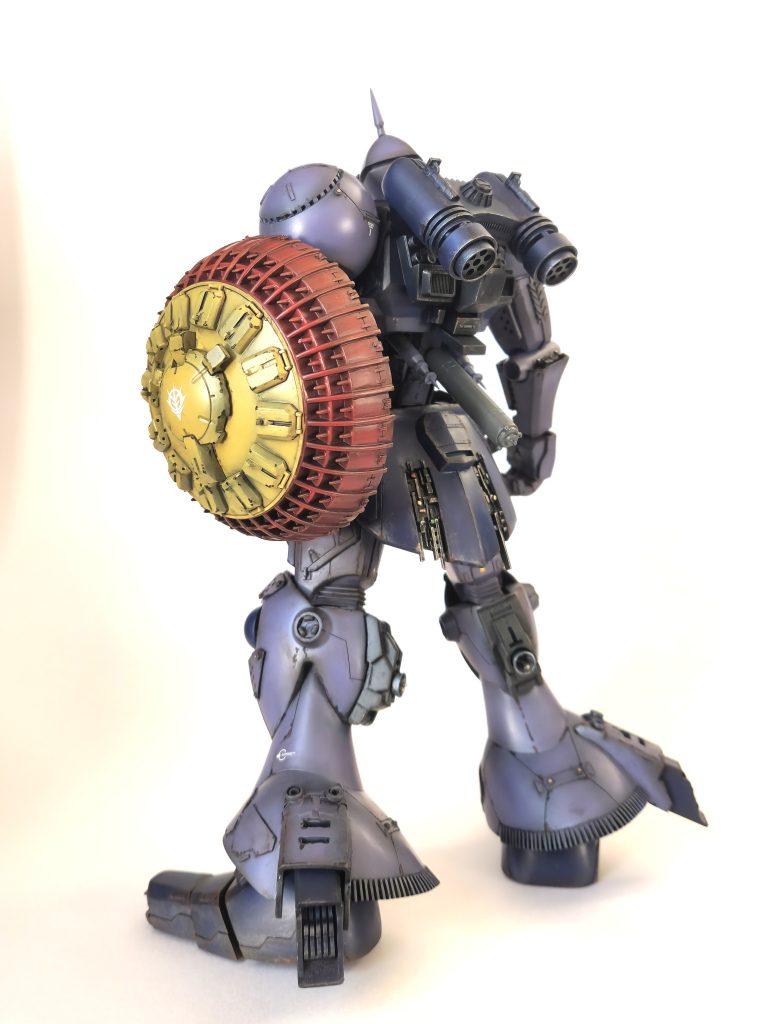 盾のディテールアップは細かすぎて苦行でした