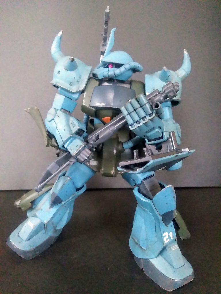 「ケンプファー」より借り受けた「漢の武器」のショット・ガン 😍此なら左手が異形でも「ポンプアクション」が可能でしょう👍