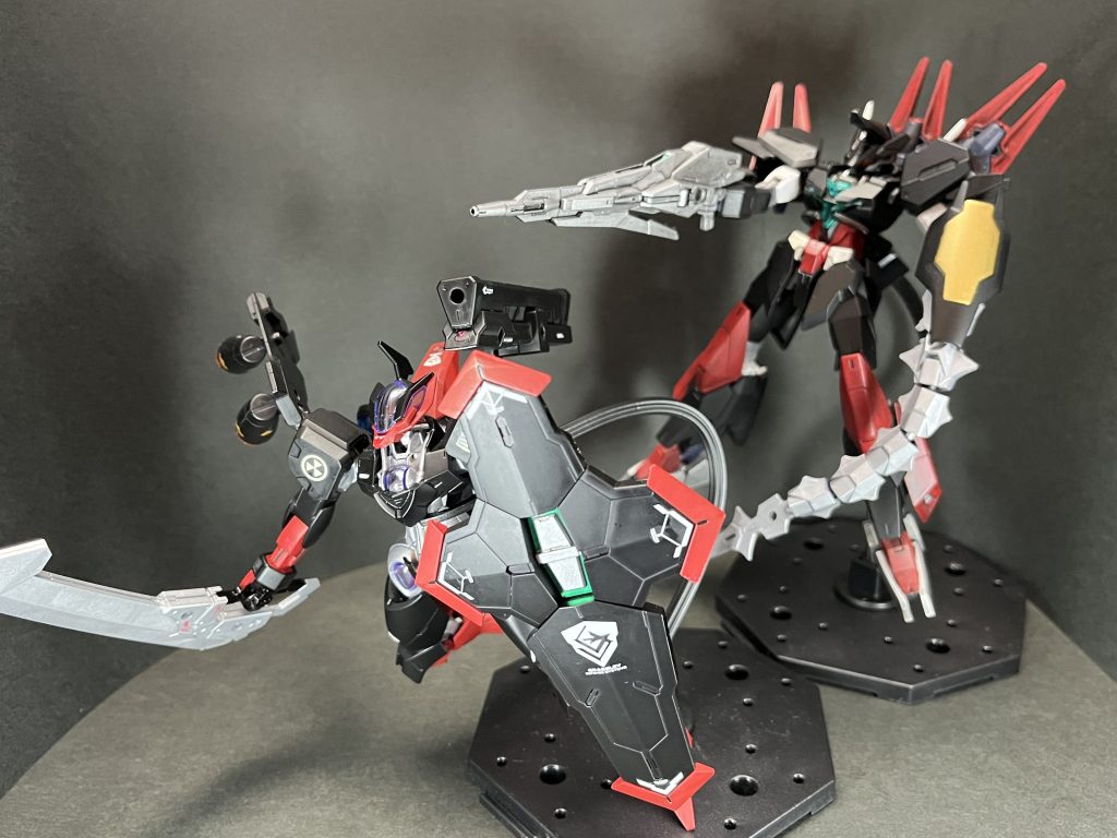 以上、ベギルペンデDでした!ヤンデレ好きにはたまらない感じに締めてみました!←やめなさい最初はあまりモチベなかったんですが、作ってる内に設定考えてたら楽しくなって完成させられました。ザウォートヘビィで交換した肩や余りレールガンなどお残しなく使用💪ビルドダイバーズ Re:RISE知らないと分かりづらい説明文ですいません💦ヤンデレ彼女と堕ちていく…そんなストーリーも良いですよね!←アホの二次創作なので正史ファンの方、許して(>人<;)