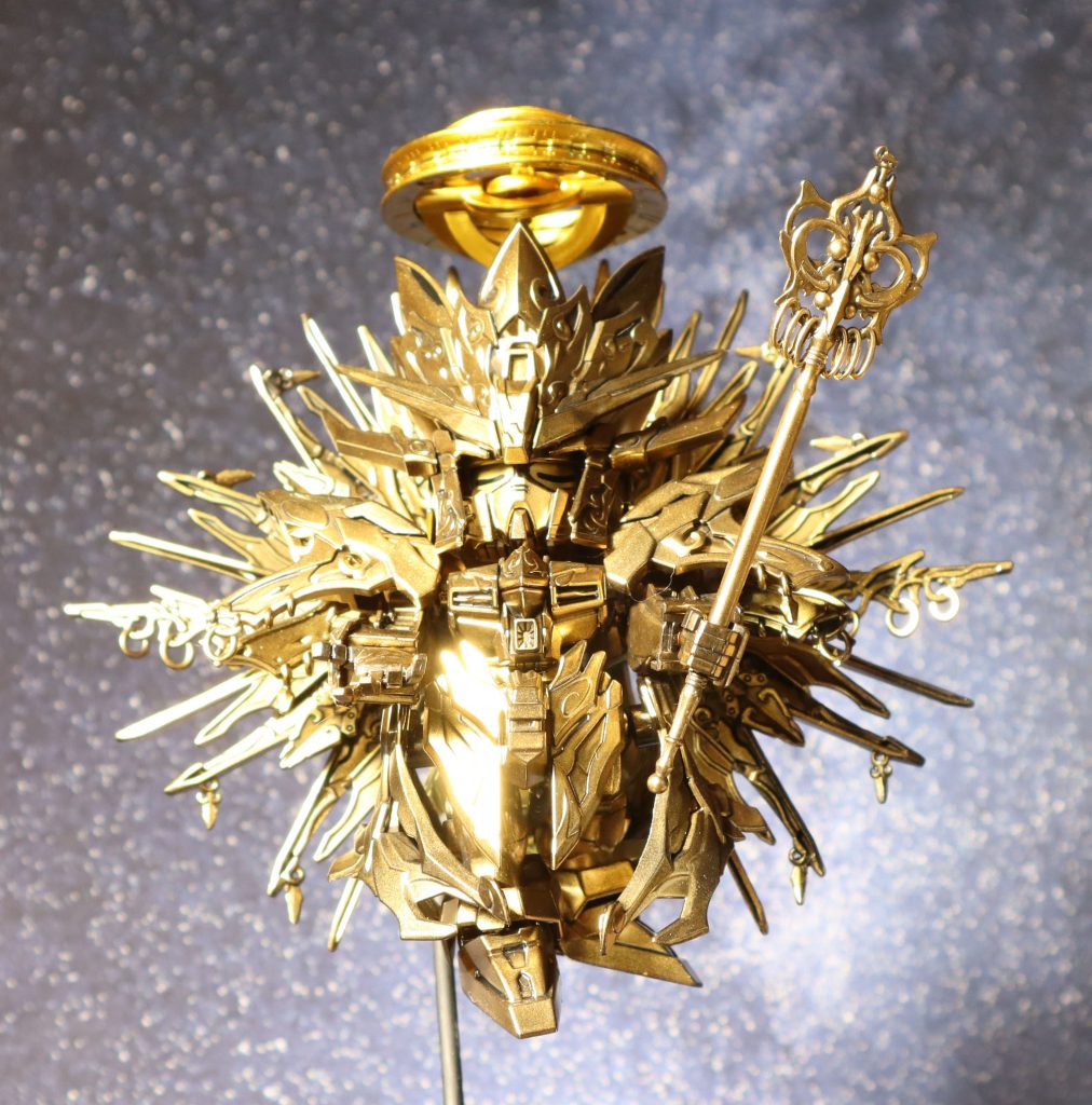 天使の輪（エンジェル・ハイロゥ）を被せてみました。 