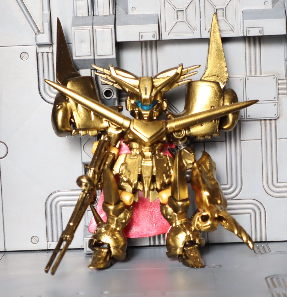 ゴージャスガンダムは、クロスボーンガンダムDUSTに登場する機体で超高額＆高性能ミキシング・ビルド機です。