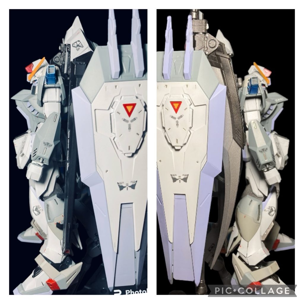 ベースの白はMSホワイトとパールコールドホワイト半々、アイボリー、少し緑を足したグレー、藤紫です。