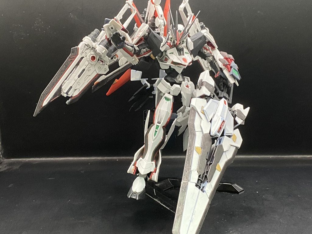 タクティカルアームズ装備！こちらは全面的に塗装しロードアストレイに似合うようにしました。