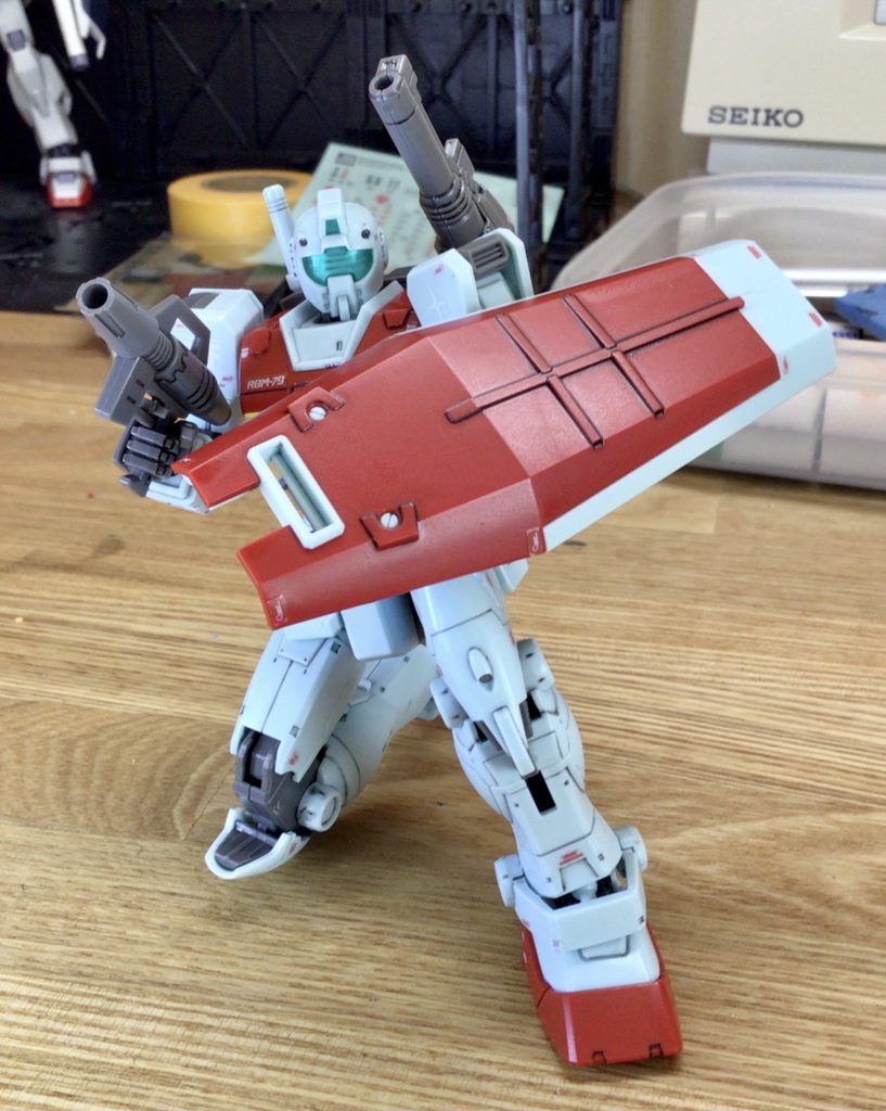 ポージング1「敵の攻撃を受けている！」てきな