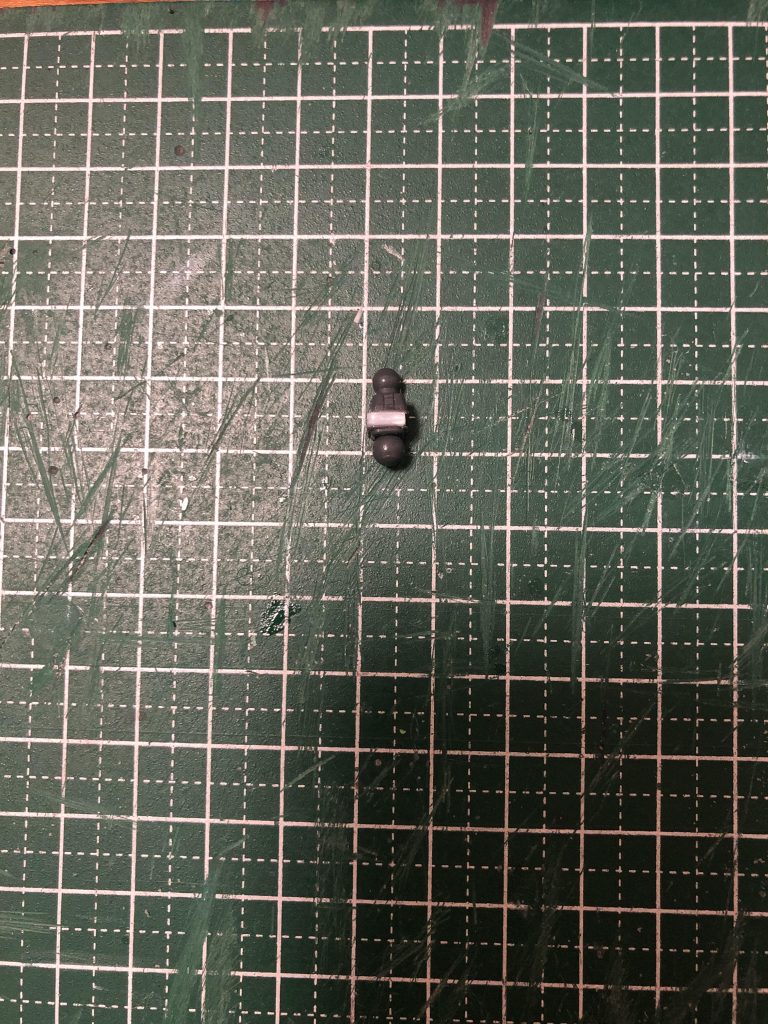 プロポーション変更は首ジョイント部分を約2mm延長のみ。