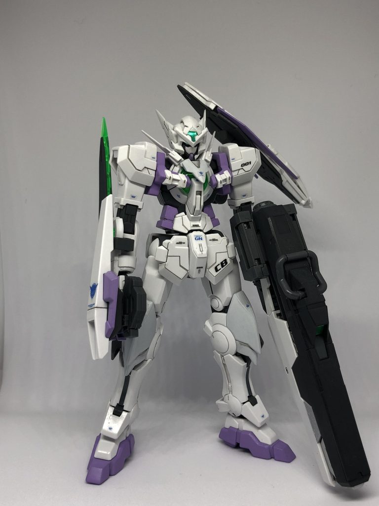 GNバズーカ装備。GNバズーカはHGガンダムヴァーチェより拝借。