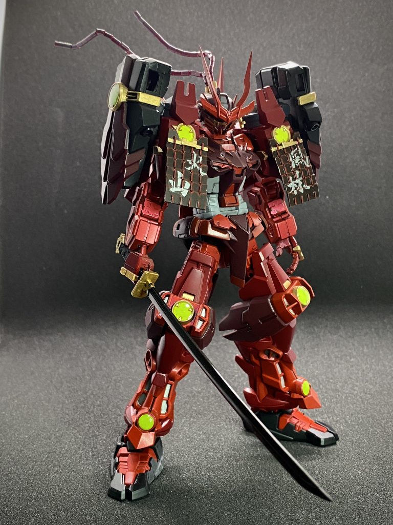 戦国アストレイ頑駄無～赤備え～–3枚目/制作者：なな