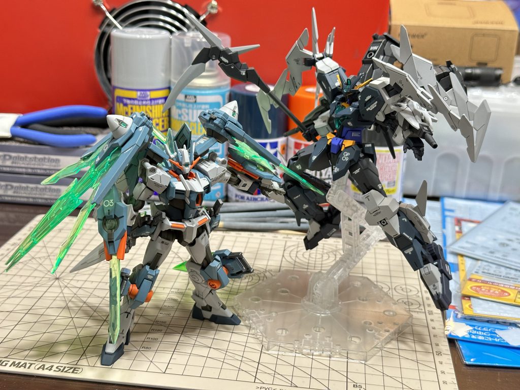 途中の写真を撮り忘れていました…代わりにアビスと並べての一枚