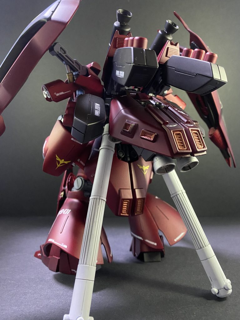 後ろからの見た目はゼク・ツヴァイを参考にしていますが言われないとわからないですねｗ