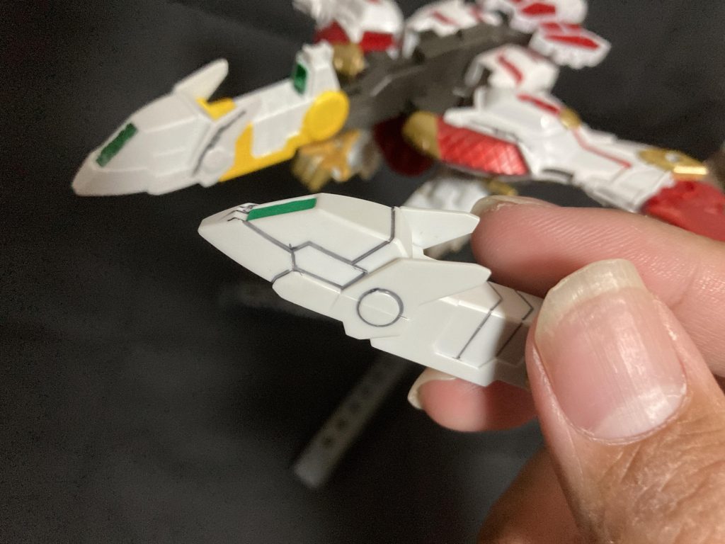 墨入れパターンも作ったのですが頭が重すぎる感じになったので墨入れ無しを採用( ´ ▽ ` )