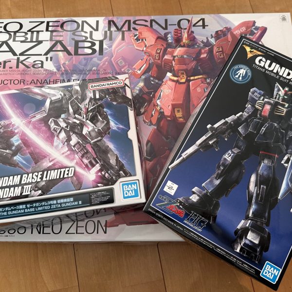 自分にご褒美ガンダムベース東京