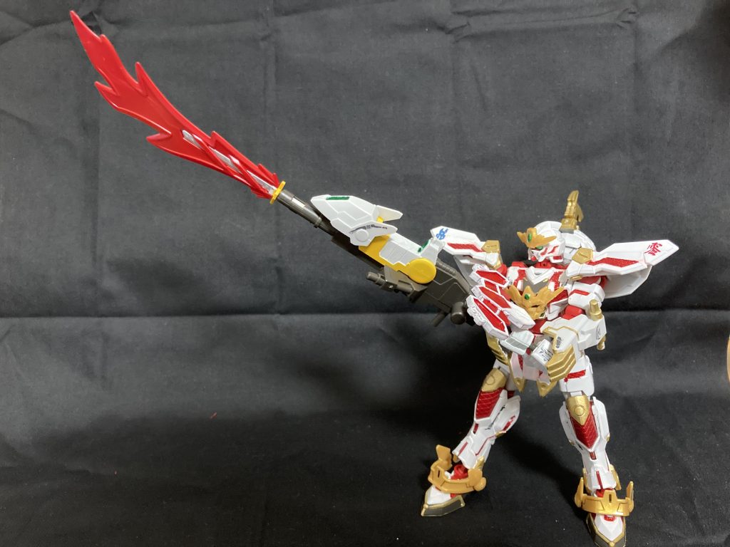 武器でっかいよね( ̄▽ ̄)そこんぞそこらのhgより高い武器はSDとのギャップが良い( ´ ▽ ` )