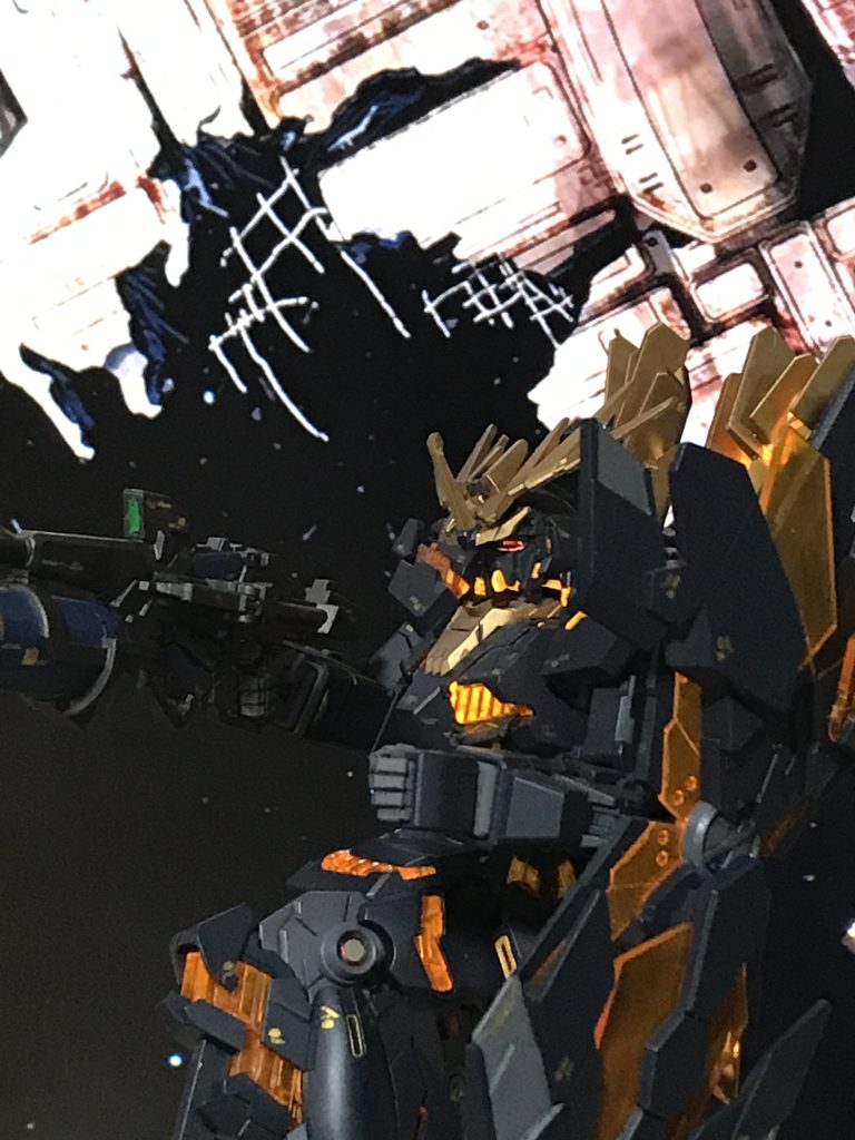 ビームマグナム構え。