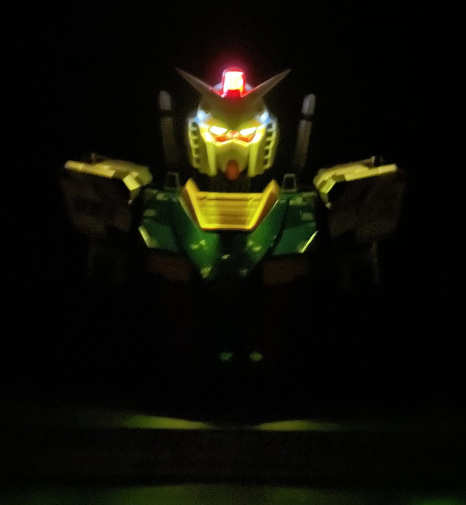 付属のライトで光ります💡