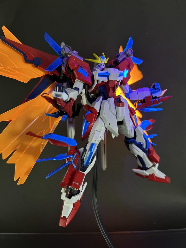 今回こんな感じでフルバーストモード的なギミックも作りました。